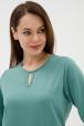 Кофта женская из коттон фита Анфиса мята