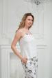 Пижама женская  женский из топа и брюк из кулирки Симфония 2