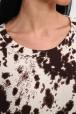 Пижама женская из футболки и шорт из вискозы Алёнка россыпь