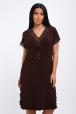 Ночная сорочка из вискозы Олеся шоколад