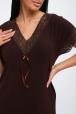 Ночная сорочка из вискозы Олеся шоколад