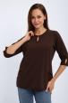 Кофта женская из футера 2-н Анфиса шоколад