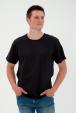 Футболка мужская из облегченной кулирки черный