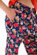 Пижама из джемпера и брюк из кулирки Жасмин красная роза макси