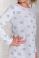 Сорочка детская с длинным рукавом из интерлока Овечки