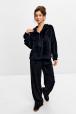 Костюм женский из стрейч велюра Легенда черный Костюм женский из стрейч велюра Легенда черный
