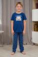 Пижама подростковая из кулирки Мото (футболка+брюки)