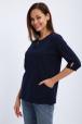 Кофта женская из футера 2-н Анфиса синий