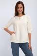 Кофта женская из футера 2-н Анфиса молочный