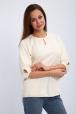 Кофта женская из футера 2-н Анфиса молочный