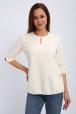 Кофта женская из футера 2-н Анфиса молочный