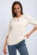Кофта женская из футера 2-н Анфиса молочный