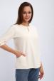 Кофта женская из футера 2-н Анфиса молочный