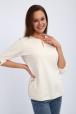 Кофта женская из футера 2-н Анфиса молочный