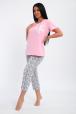 Пижама женская кор. рукав бриджи Today луна