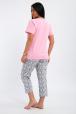 Пижама женская кор. рукав бриджи Today луна