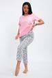Пижама женская кор. рукав бриджи Today луна