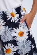 Шорты женские из кулирки Цветник ромашка