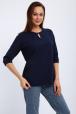 Кофта женская из футера 2-н Анфиса индиго