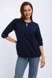Кофта женская из футера 2-н Анфиса индиго