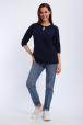 Кофта женская из футера 2-н Анфиса индиго