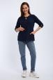 Кофта женская из футера 2-н Анфиса индиго
