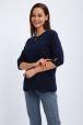 Кофта женская из футера 2-н Анфиса индиго